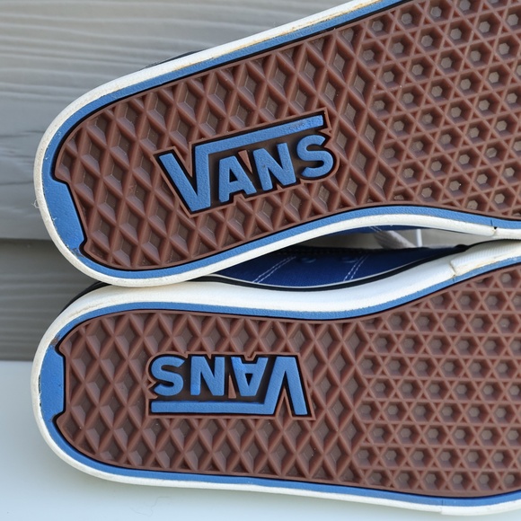 Vans Old Skool Blue Black Sneakers Youth Size 5.5 - Picture 6 of 10